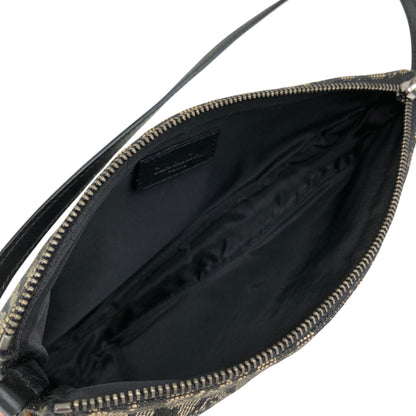Christian Dior Trotter Shoulder bag Black Vintage gszuxb