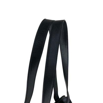 CELINE Gancini Handbag Black Vintage skvha5