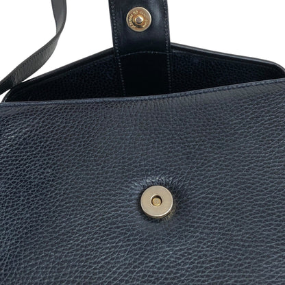 CELINE Horse Carriage Shoulder bag Navy Vintage ahfkd8