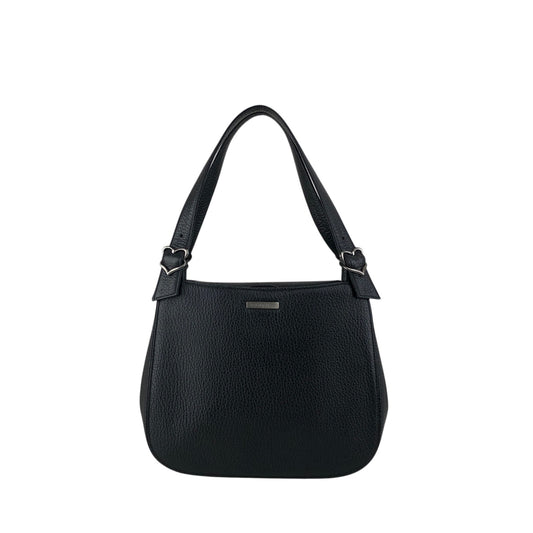 Yves Saint Laurent Logo Shoulder bag Black Vintage p2bexr