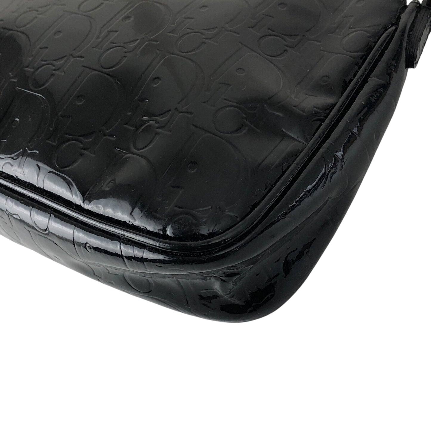 Christian Dior Trotter Small Chain Handbag Black Vintage 5zy6xf