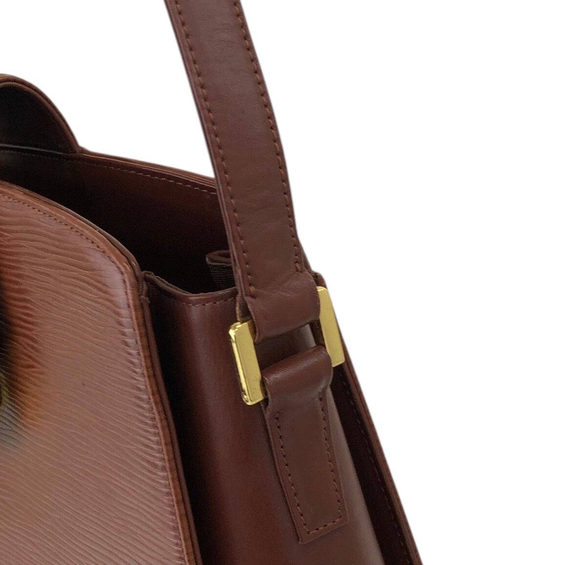 VALENTINO GARAVANI Logo Shoulder bag Brown Vintage 3vzxyh