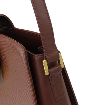 VALENTINO GARAVANI Logo Shoulder bag Brown Vintage 3vzxyh