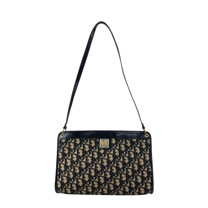 Christian Dior Trotter Shoulder bag Navy Vintage 57rizh
