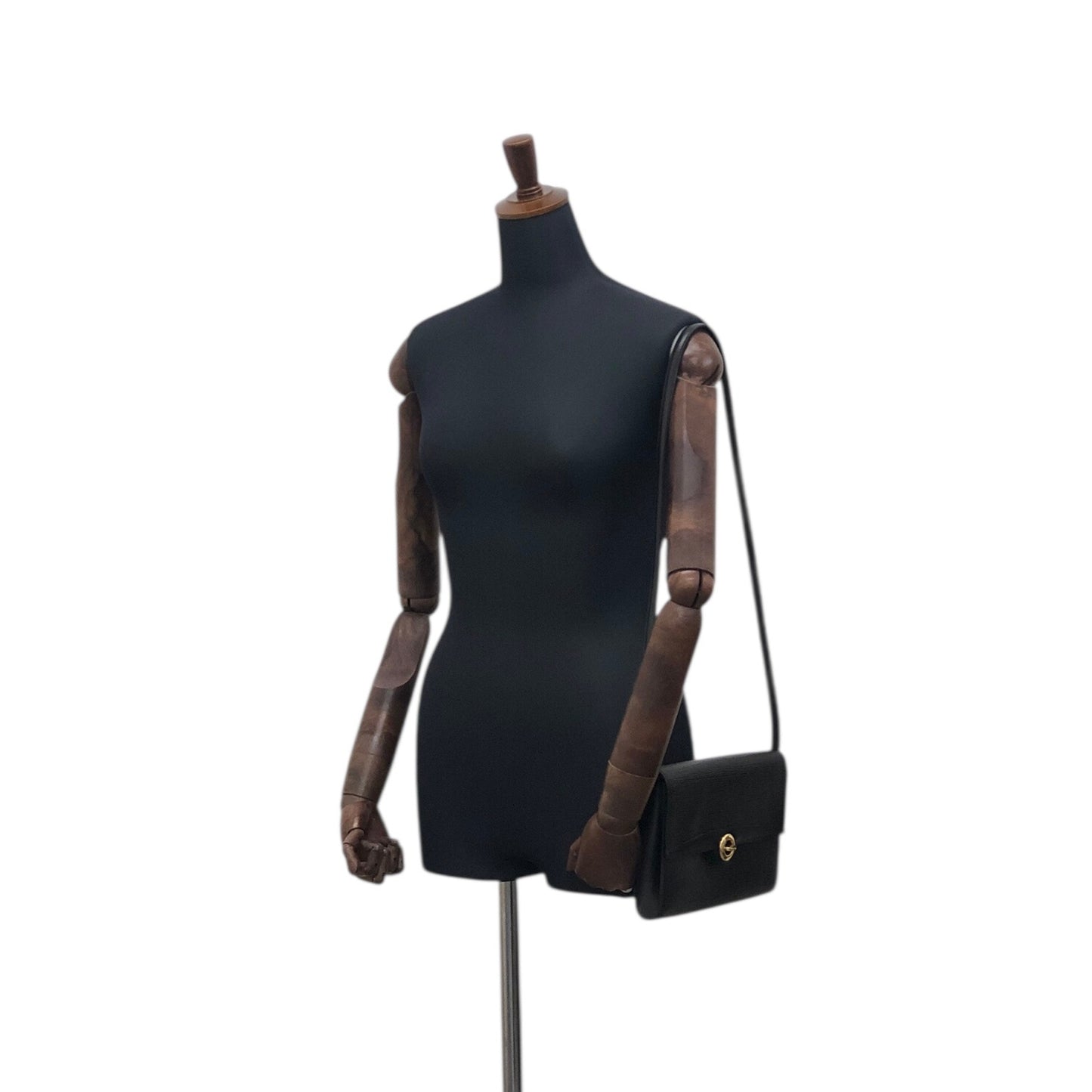 LOUIS VUITTON Epi Shoulder bag Black Vintage n8324t