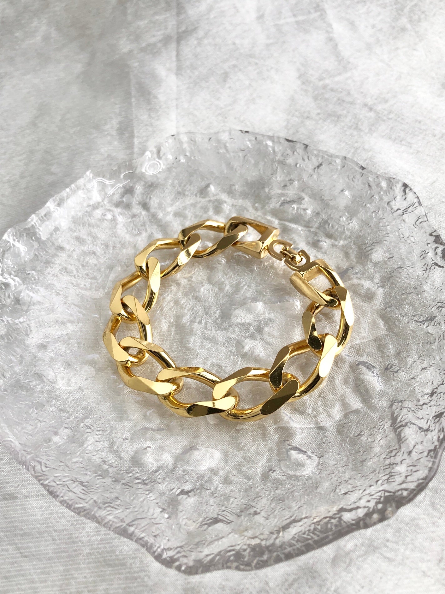Christian Dior Chain Bracelet Gold Vintage c3u5c2