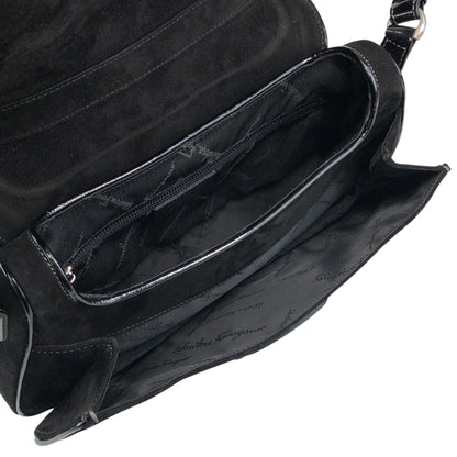 Salvatore Ferragamo Gancini Shoulder bag Black Vintage p6iss8