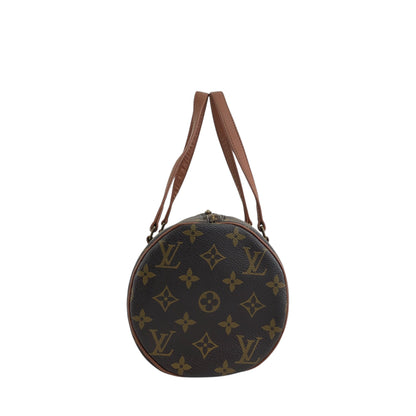 LOUIS VUITTON Monogram Handbag Brown Vintage cdc5p5