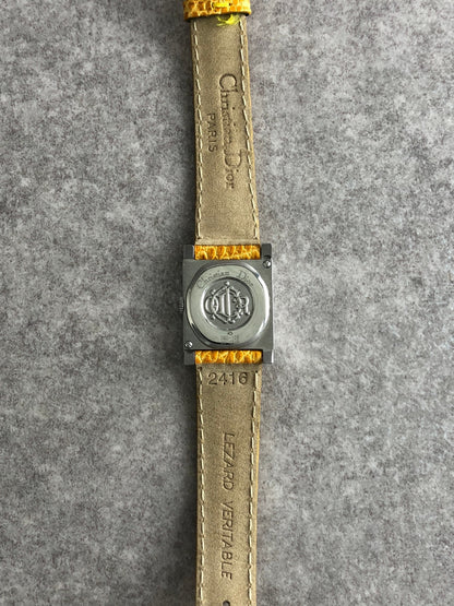 Christian Dior Quartz Watch Beige D60-109 Vintage y725yt