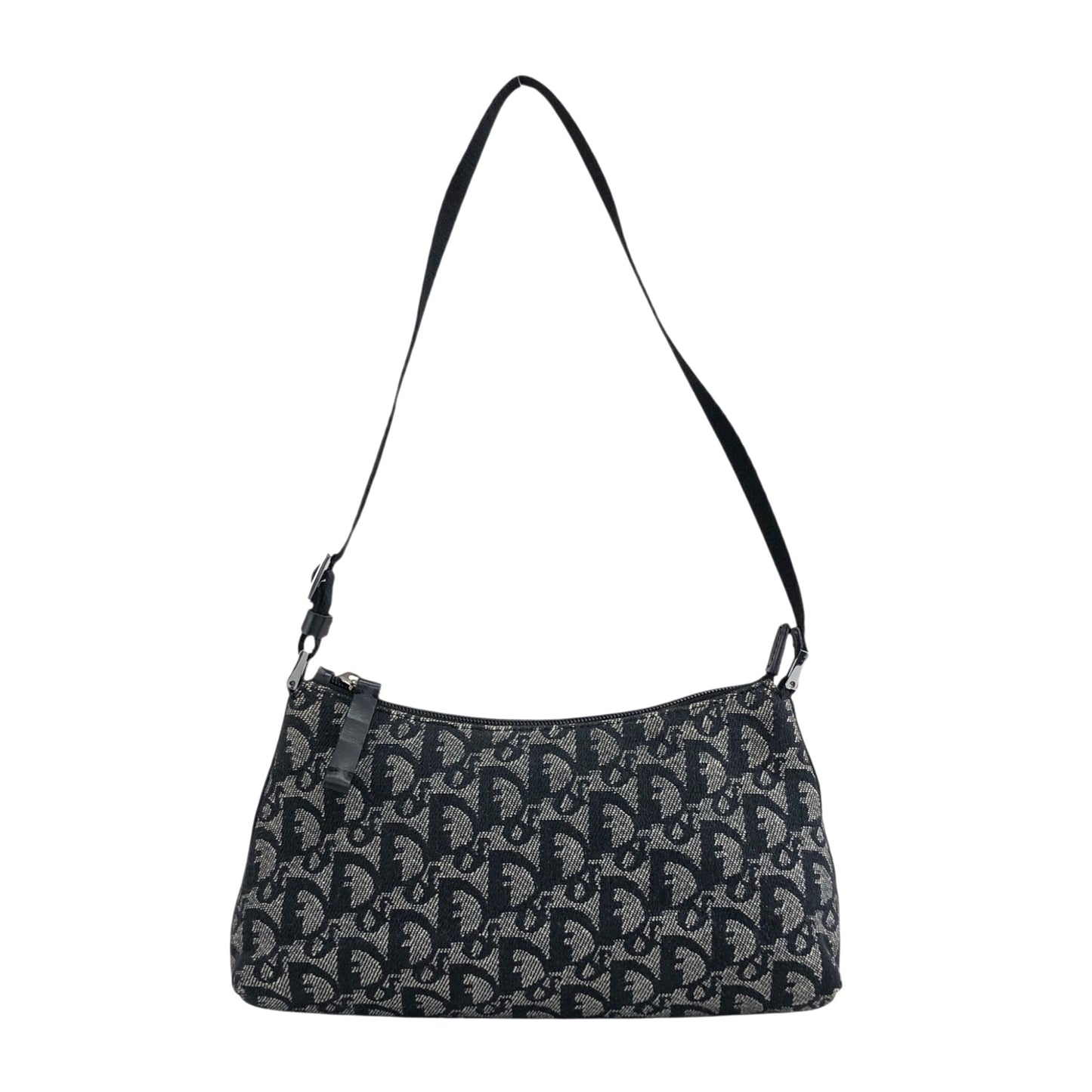 Christian Dior Trotter Shoulder bag Black Vintage vw744d