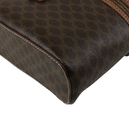 CELINE Macadam Blason Two-way Handbag Shoulder bag Vanity bag Brown Vintage n4pz8g