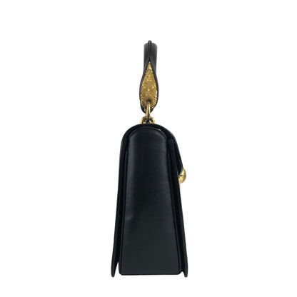 CELINE Starball Handbag Black Vintage yfnu6f