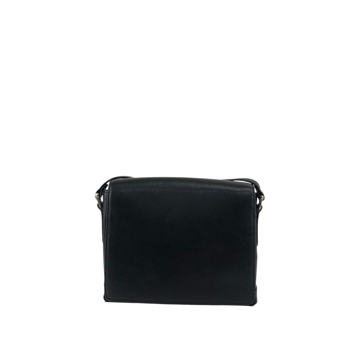 CELINE Gancini Shoulder bag Black Vintage zrwxe4