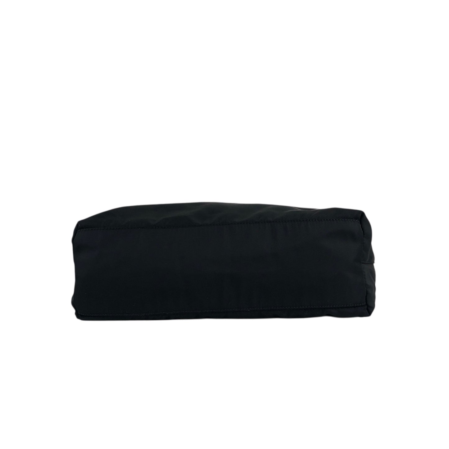 PRADA Tessuto Triangle Logo Totebag Black Vintage jztkxu