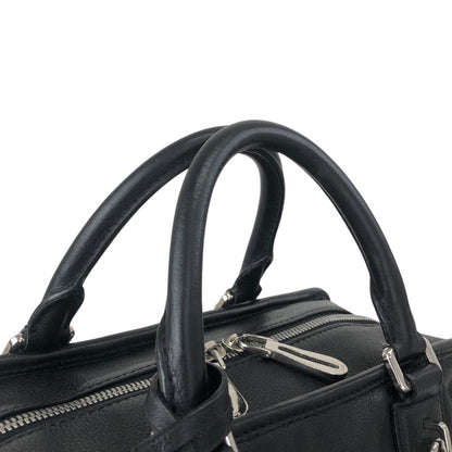 LOEWE Amazona28 Anagram Small Boston bag Handbag Black Vintage pi6ivk