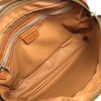 CELINE Macadam Blason Shoulder bag Brown Vintage m7s7jn