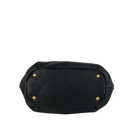 PRADA Logo Handbag Black Vintage 8mhtj6