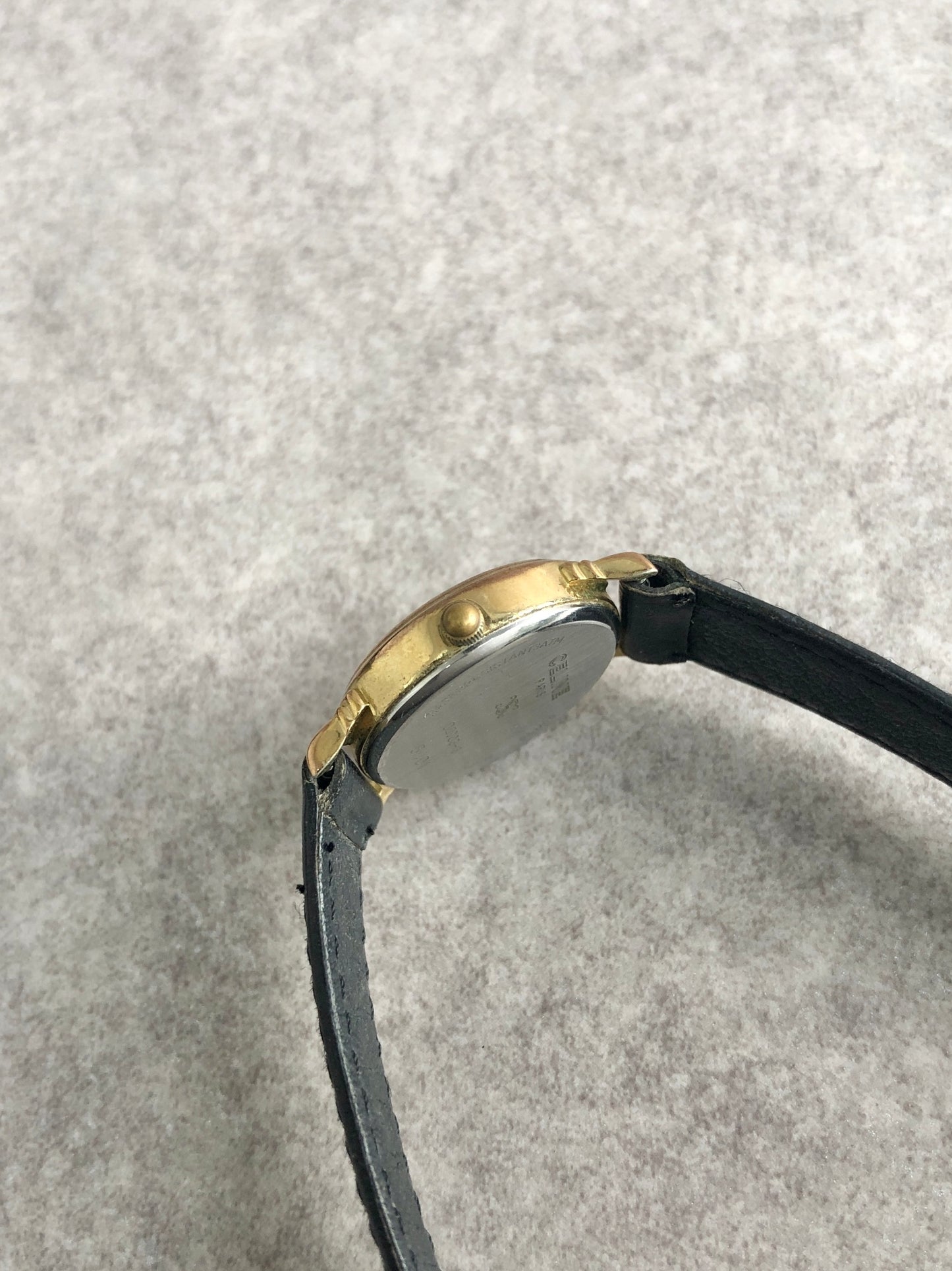 CELINE Quartz Watch Black Vintage 2vpwku