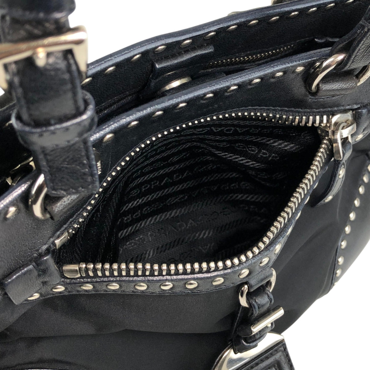 PRADA Totebag Black Vintage dgrztj