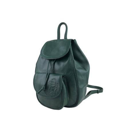 LOEWE Anagram Backpack Green Vintage vmjtjf