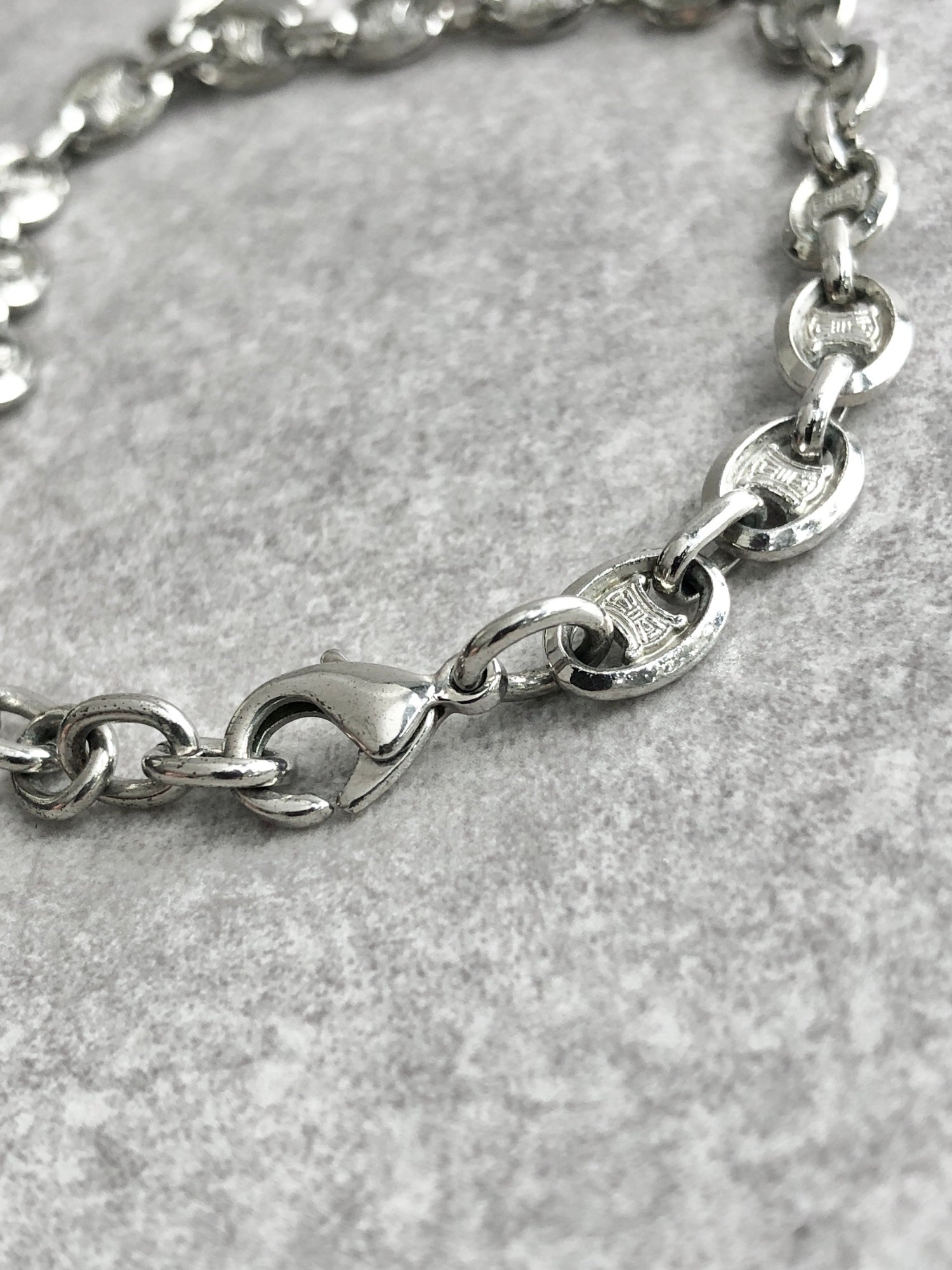 CELINE Triomphe Bracelet Silver Vintage t33dus – VintageShop solo