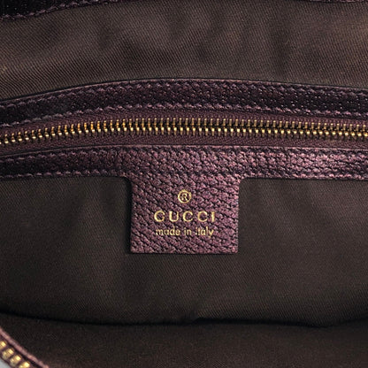 GUCCI Logo Shoulder bag Bordeaux Vintage wjm7n2