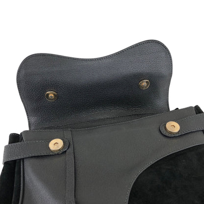 GUCCI Horse Bit Backpack Black Vintage h6pr8u