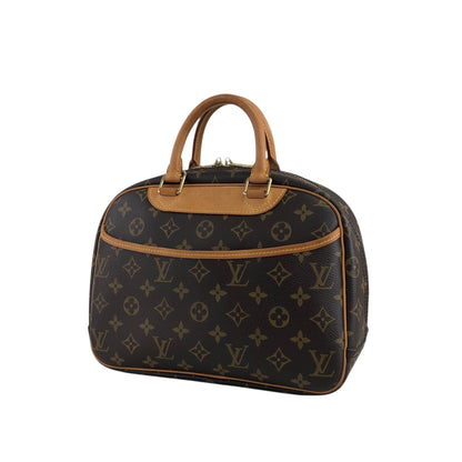 LOUIS VUITTON Monogram Handbag Brown Vintage wmhwus