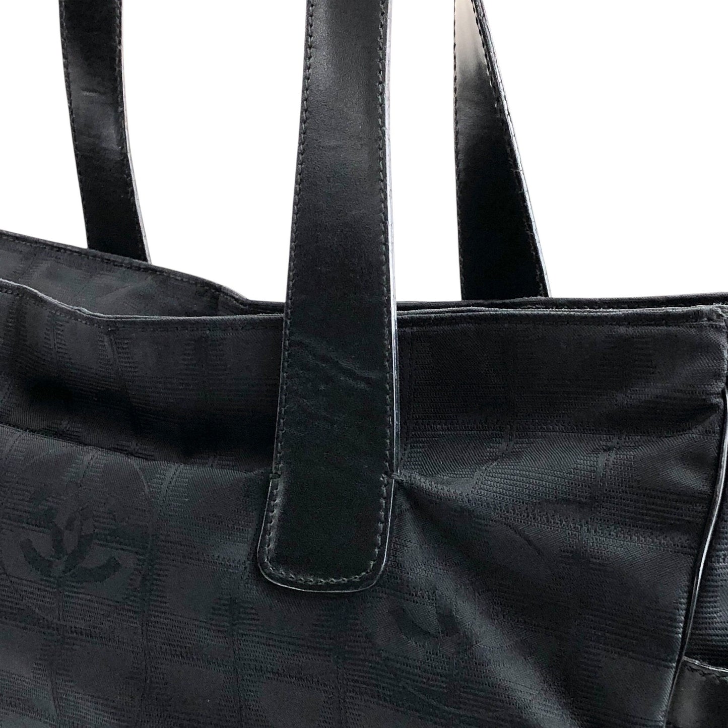 CHANEL New Travel Line Totebag Black Vintage v3jtbw