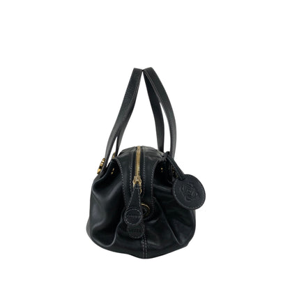 LOEWE Anagram Handbag Black Vintage x7a23e