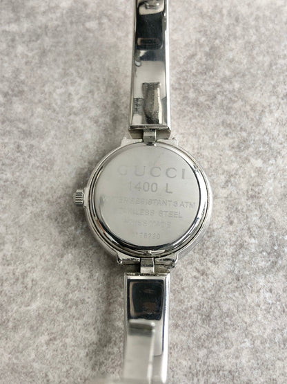 GUCCI Watch Silver 1400ＬVintage 2ky8ci