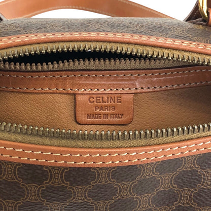CELINE Macadam Blason Handbag Brown Vintage vkp6jp