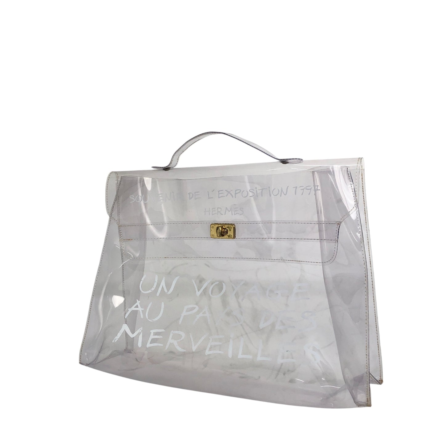 HERMES Handbag Clear Vintage 3a5dab