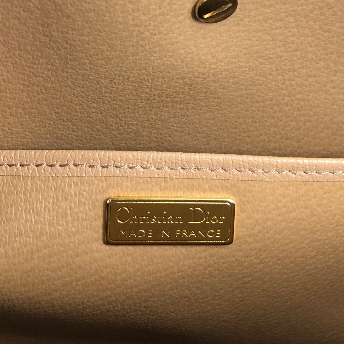 Christian Dior Trotter Round Shoulder bag Black Vintage texmwr