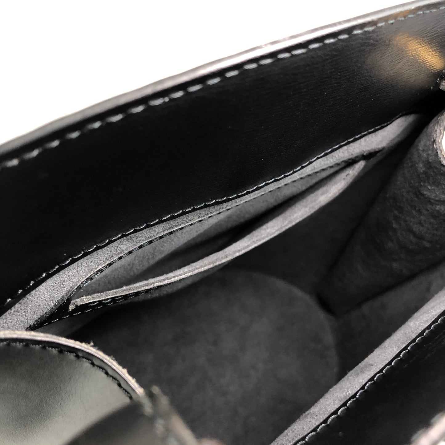 LOUIS VUITTON Epi Turn Lock Shoulder bag Black Vintage 7snrnp