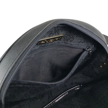 Yves Saint Laurent YSL Logo Stitch Shoulder bag Black Vintage n8ts56