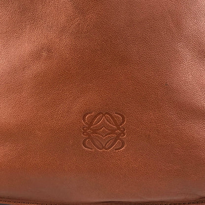 LOEWE Anagram Drawstring Shoulder bag Brown Vintage pyzej6