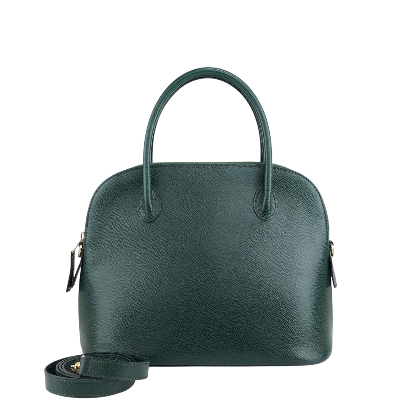 CELINE Two-way Handbag Shoulder bag Green Vintage pfdj32