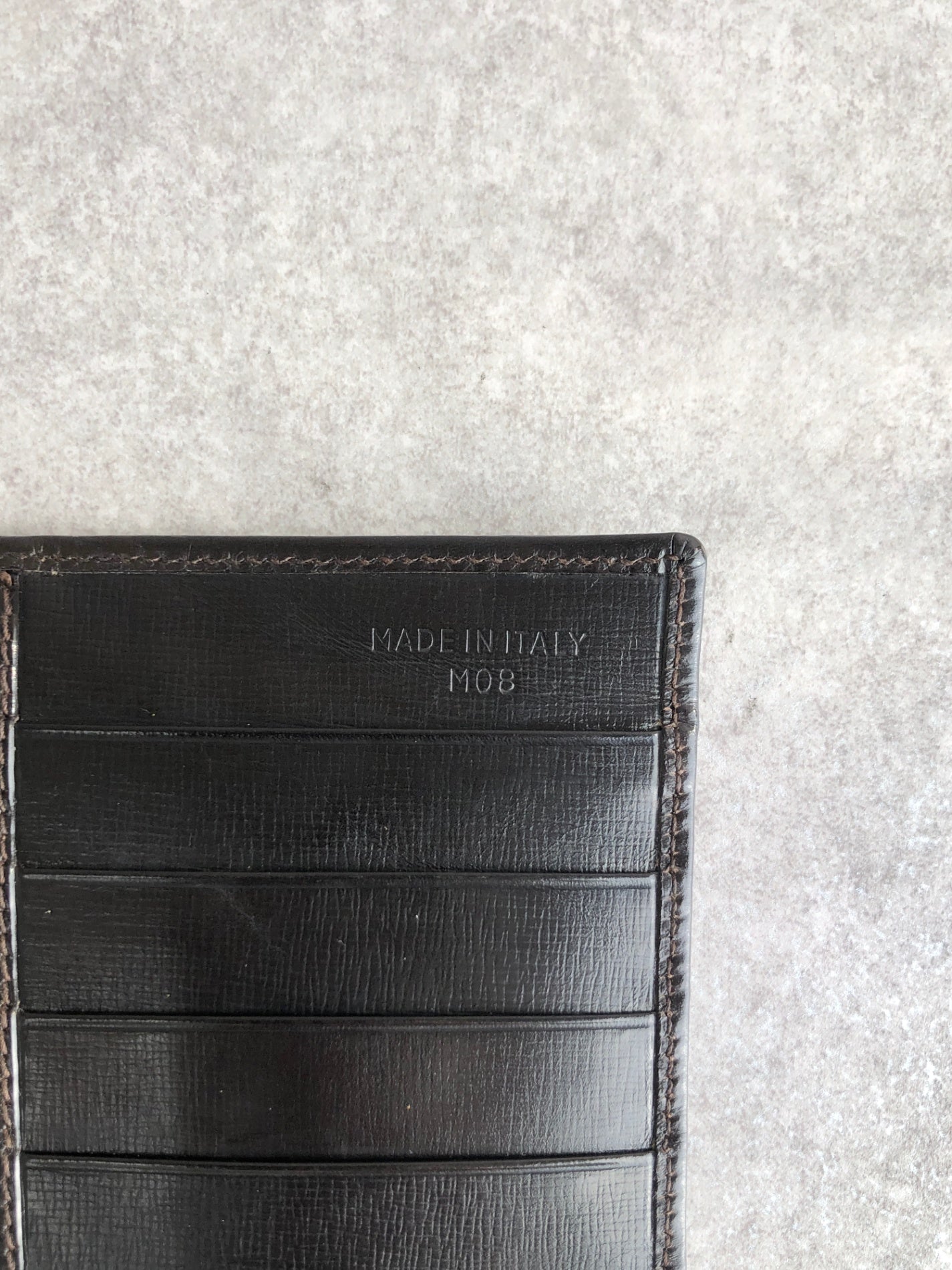 CELINE Gancini Long Wallet Black Vintage xfm7yd