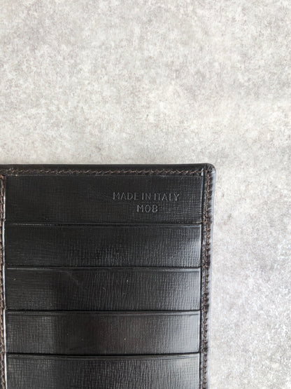 CELINE Gancini Long Wallet Black Vintage xfm7yd