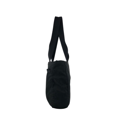 PRADA Tessuto Triangle Logo Totebag Black Vintage hszfkc