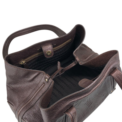 CELINE Blason Totebag Brown Vintage 7dzt2e