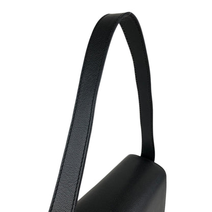 CELINE Circle Logo Shoulder bag Black Vintage eefby6