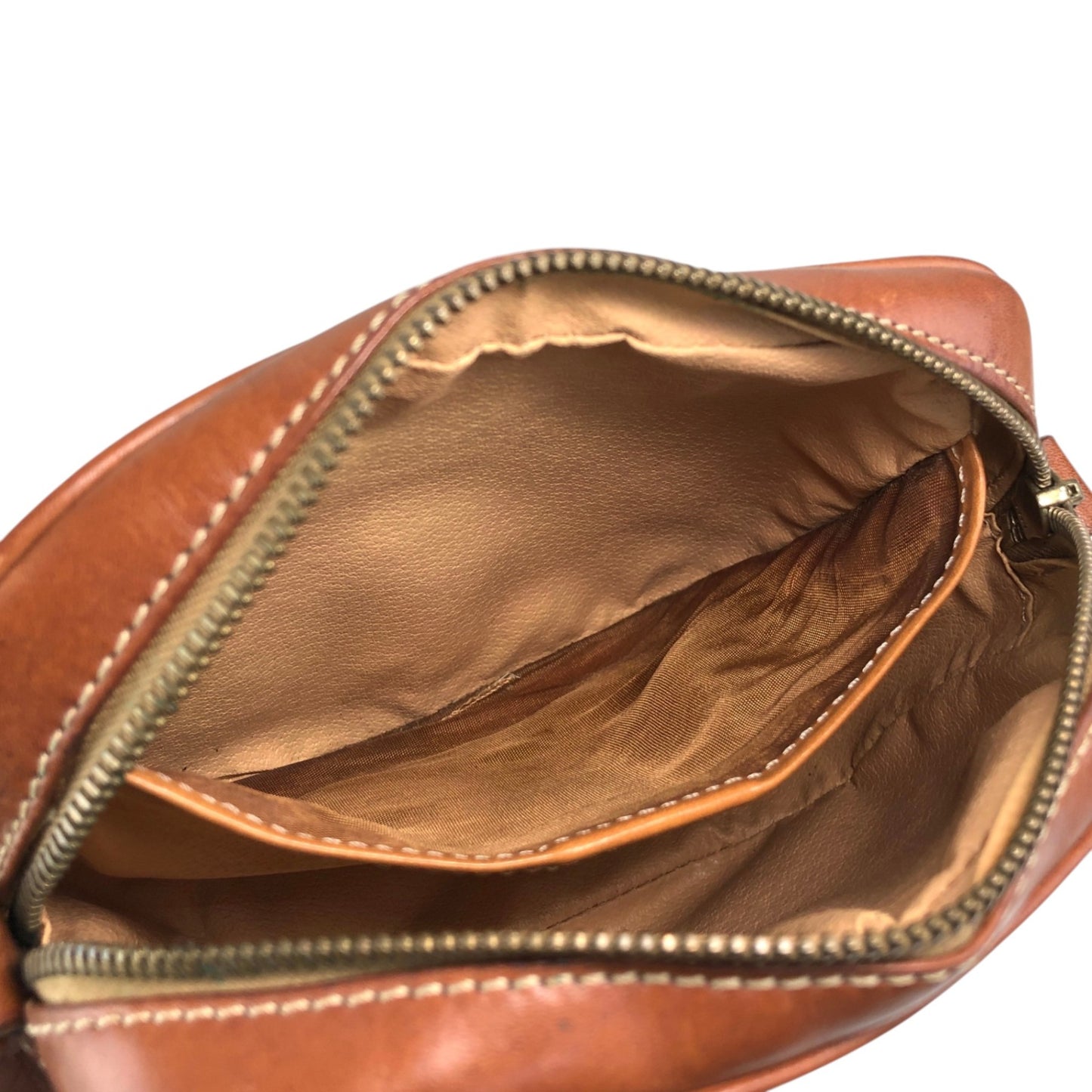 CELINE Macadam Blason Shoulder bag Brown Vintage y5kjmd