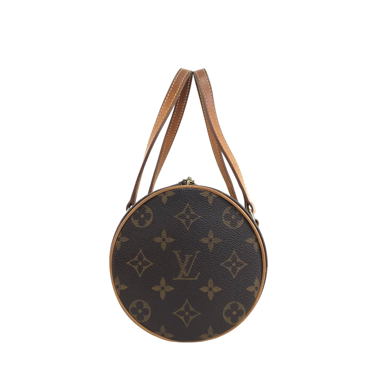 LOUIS VUITTON Monogram Handbag Brown Vintage 87rkgw