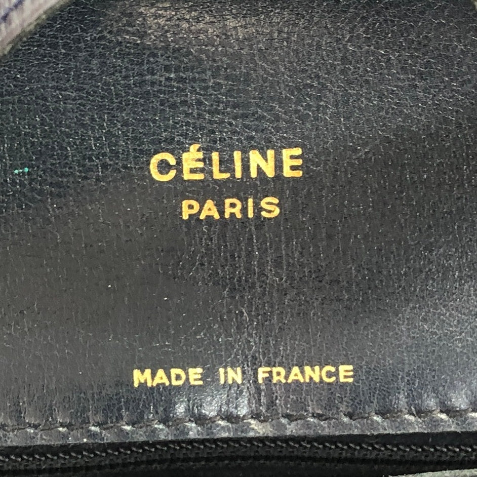 CELINE Carriage 肩背包 海軍藍 復古 cj4csv
