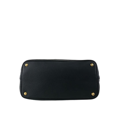PRADA Logo Two-way Handbag Shoulder bag Black Vintage 7kpf4k