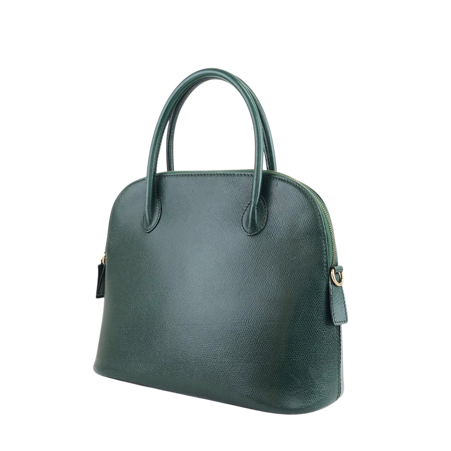 CELINE Two-way Handbag Shoulder bag Green Vintage pfdj32