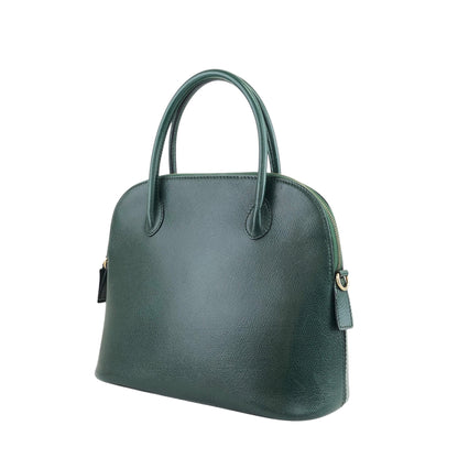 CELINE Two-way Handbag Shoulder bag Green Vintage pfdj32