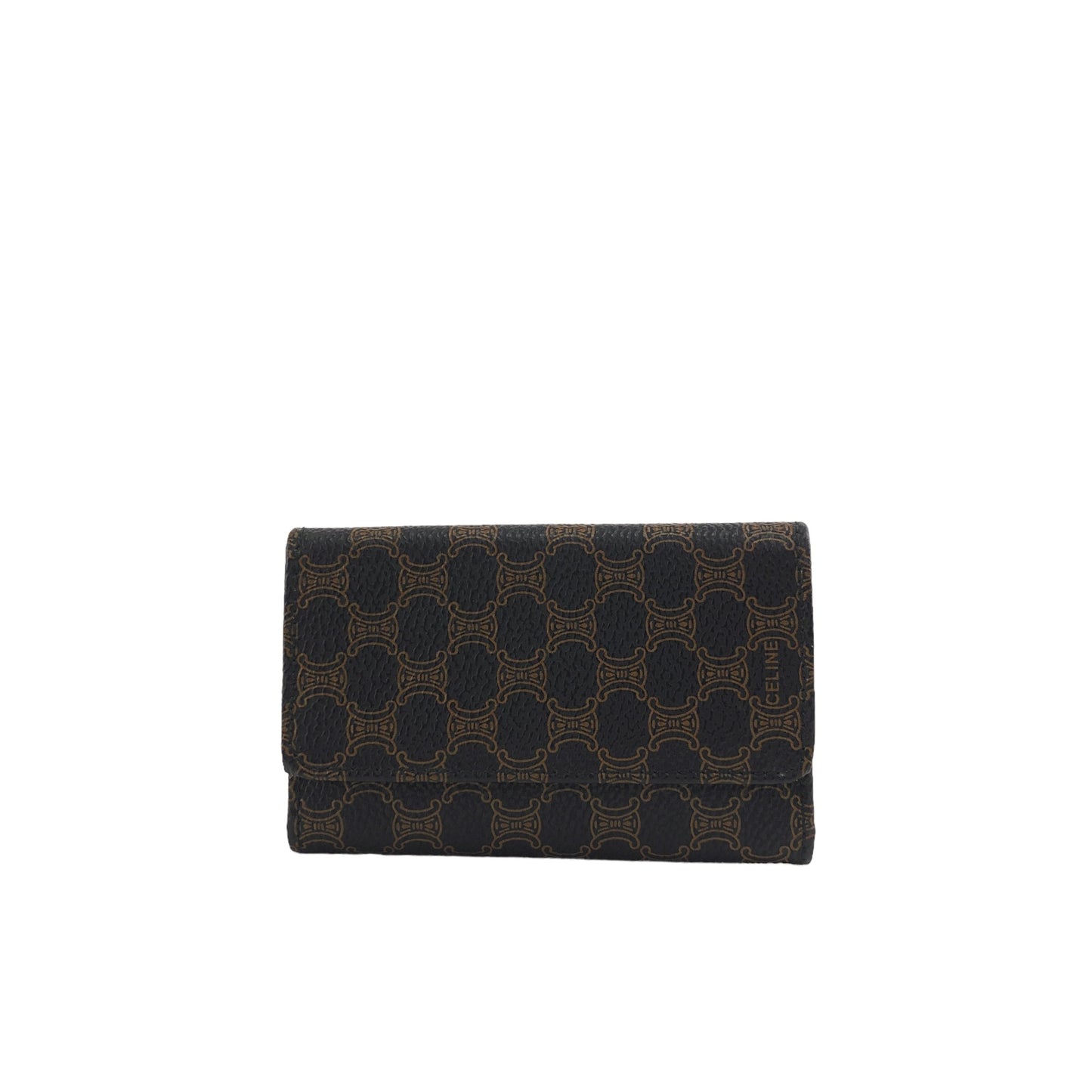 CELINE Macadam 6 Key Case Black Vintage i2ra8r